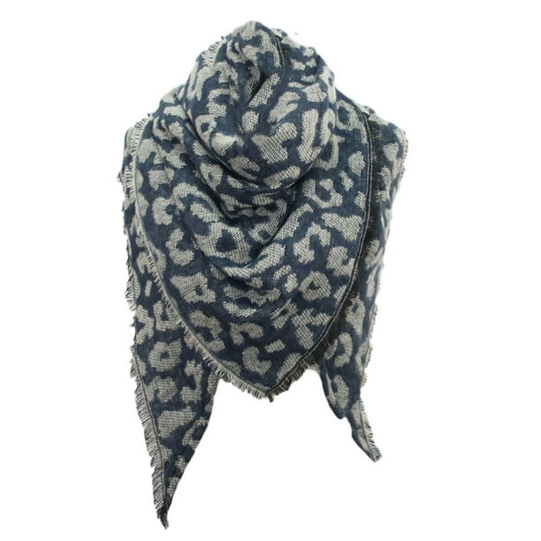 Ladies Leopard Print Scarf Shawl Pashmina Stole Blanket Wrap Animal Scarves